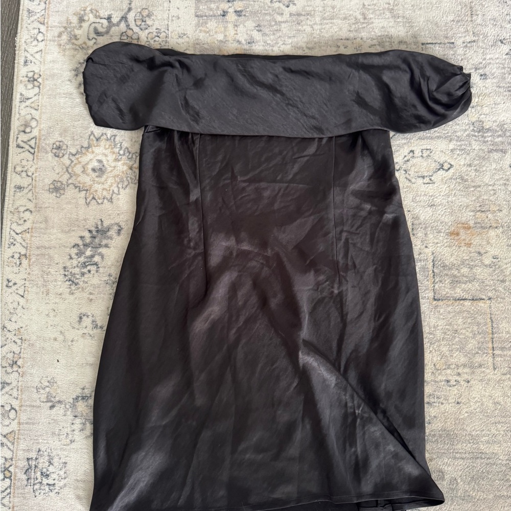 Elegant Black Off-Shoulder Dress